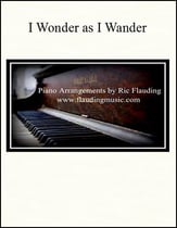 I Wonder as I Wander piano sheet music cover